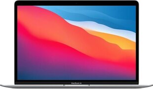 Apple MacBook Air 13 M1/16GB/512/Mac OS Silver (MGNA3ZE/A/R1) cena un informācija | Portatīvie datori | 220.lv