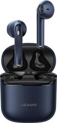 Usams BHUSY02 Airpods Bluetooth 5.0 Stereo Austiņas ar Mikrofonu (MMEF2ZM/A), zilas cena un informācija | Austiņas | 220.lv