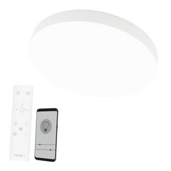 Plafonveida balts LED gaismeklis &quot;BOSTON&quot; 2x36W cena un informācija | Griestu lampas | 220.lv