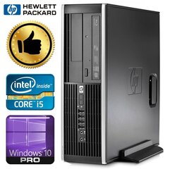 HP 8100 Elite SFF i5-650 4GB 250GB DVD WIN10PRO/W7P cena un informācija | Stacionārie datori | 220.lv