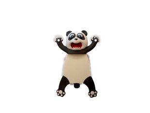 Grāmatzīme Panda (3D, 7*4 cm) cena un informācija | Grāmatzīmes | 220.lv