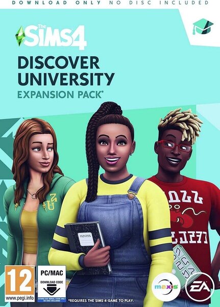 PC Sims 4: Discover University Expansion Pack - Digital Download