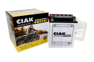 Akumulators CIAK 12N14-3A 14Ah 12V cena un informācija | Moto akumulatori | 220.lv