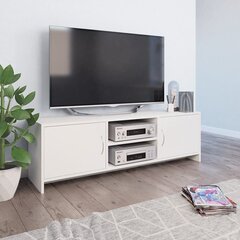 vidaXL TV skapītis, 120x30x37,5 cm, balts, skaidu plāksne cena un informācija | TV galdiņi | 220.lv