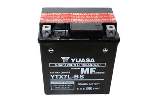 Akumulators motociklam Yuasa 12 V 6 Ah YTX7L-BS cena un informācija | Moto akumulatori | 220.lv