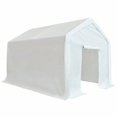 vidaXL telts mantu uzglabāšanai, 3x6 m, balts PE cena un informācija | Jumta šķērsstieņi | 220.lv