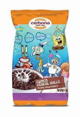 CERBONA SpongeBob šokolādes brokastu bumbiņas, 400 g cena un informācija | Brokastu pārslas | 220.lv