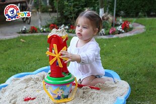 Smilšu rotaļlieta ar dzirnavām cena un informācija | Ūdens, smilšu un pludmales rotaļlietas | 220.lv