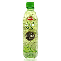 Aloe Vera dzēriens ALEO Chia 500 ml cena un informācija | Sulas, nektāri un sulu dzērieni | 220.lv