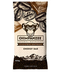 Enerģijas batoniņš Chimpanzee šokolādes un espresso garša, 55 g cena un informācija | Funkcionālā pārtika | 220.lv