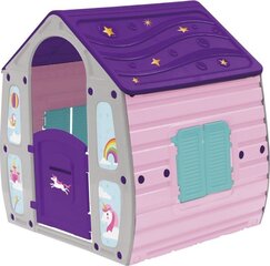 Bēru rotaļu mājiņa Buddy Toys, rozā, 102x90x109 cm cena un informācija | Bērnu rotaļu laukumi, mājiņas | 220.lv